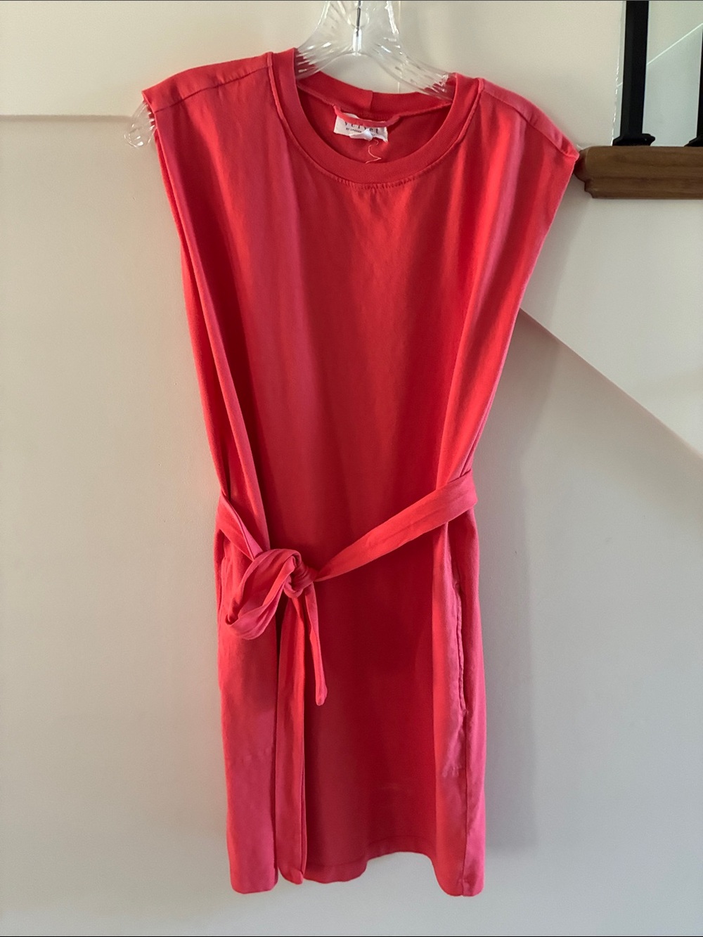 Velvet by Graham & Spencer Coral-Red mini dress